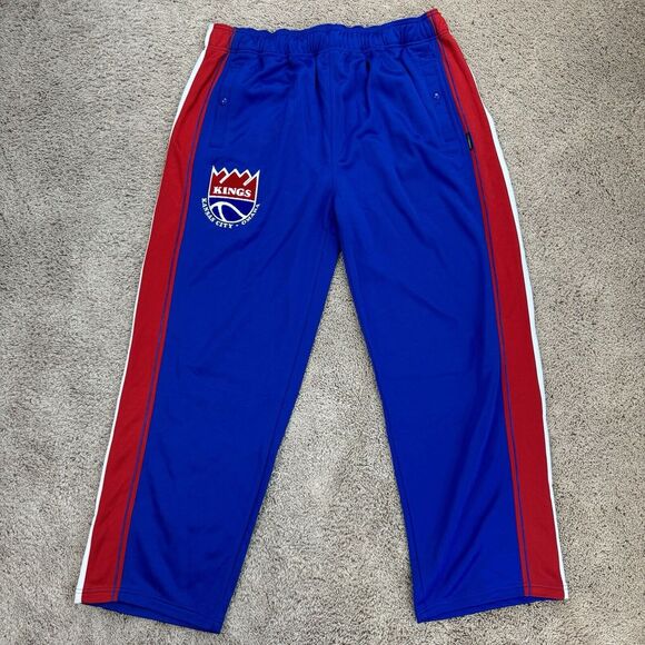 Vtg Kansas City Omaha Kings Warmup Pants Mens 5XL Reebok HWC Drawstring ABA NOS* - Picture 1 of 3